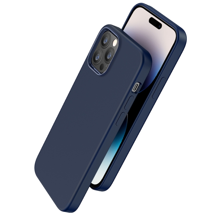 

Чехол-накладка HOCO Pure для iPhone 14 Pro, синяя, Синий
