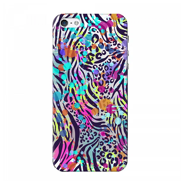 

Чехол Deppa Art Case Animal print Гепард для Apple iPhone 5/5S/SE, Art Case