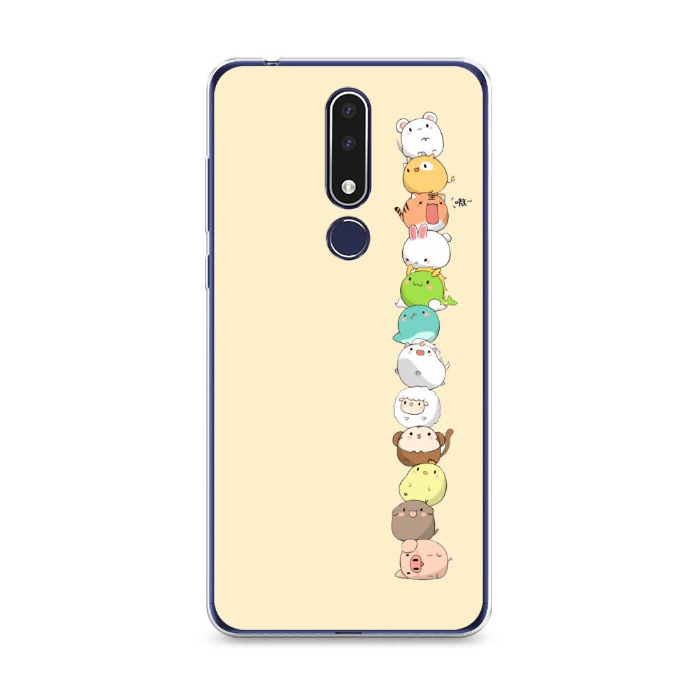 

Чехол Awog на Nokia 3.1 Plus / Нокиа 3.1 Plus "Питомцы Чиби", Желтый, 122850-2