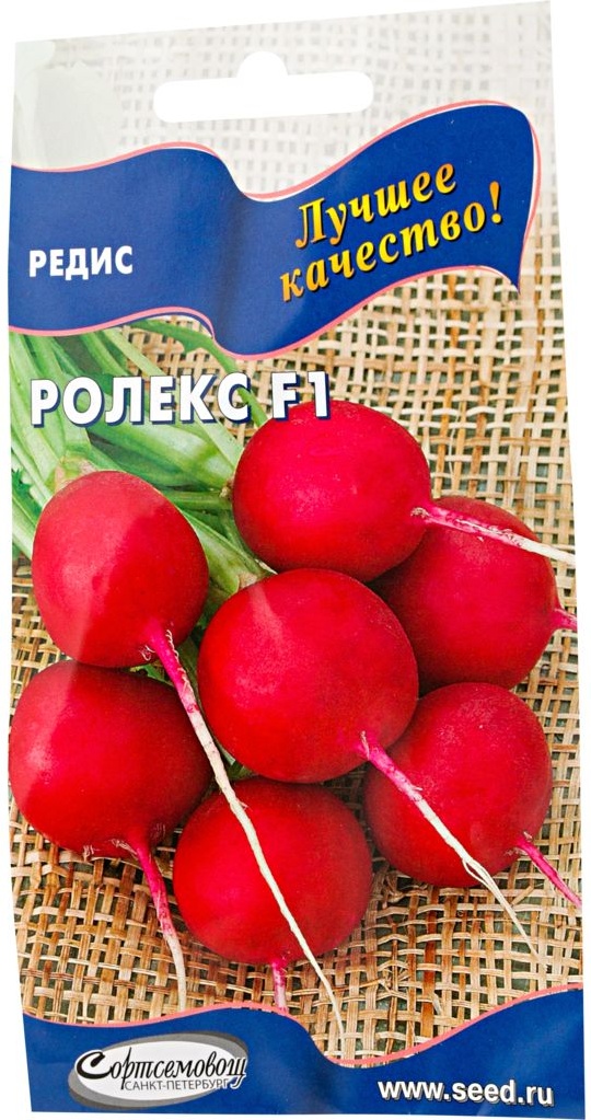 

Семена редис Дом семян Ролекс F1 12318 1 уп., Ролекс F1