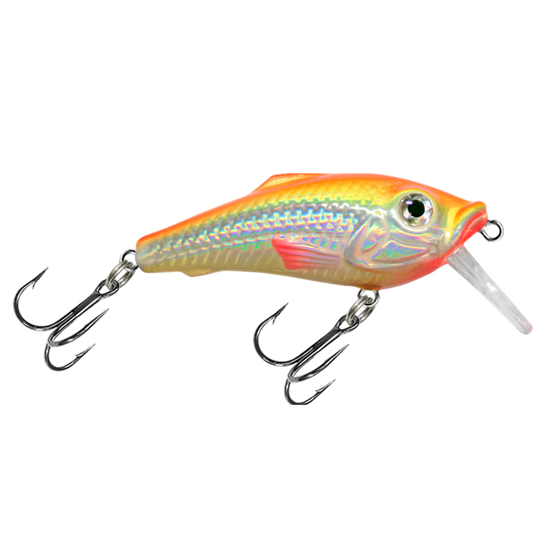 AQUA BIT 40mm Fishing Lure, Color 029 (Orange Back), 2 Pieces