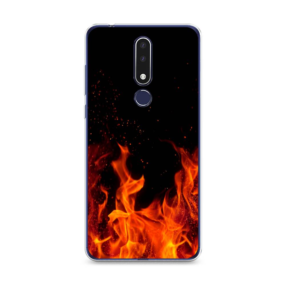 

Чехол Awog на Nokia 3.1 Plus / Нокиа 3.1 Plus "Все в огне", Оранжевый;черный, 122850-4