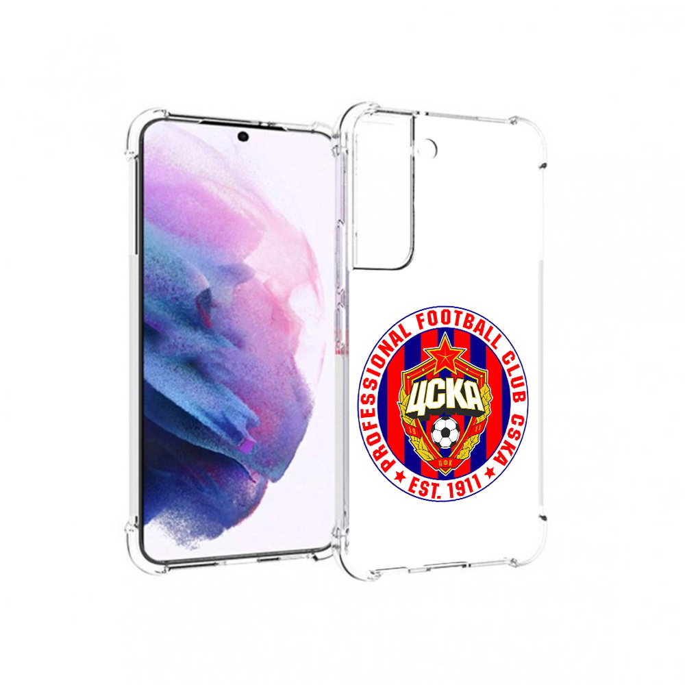 

Чехол MyPads Tocco для Samsung Galaxy S22 ФК ЦСК логотип (PT194926.508.178), Прозрачный, Tocco