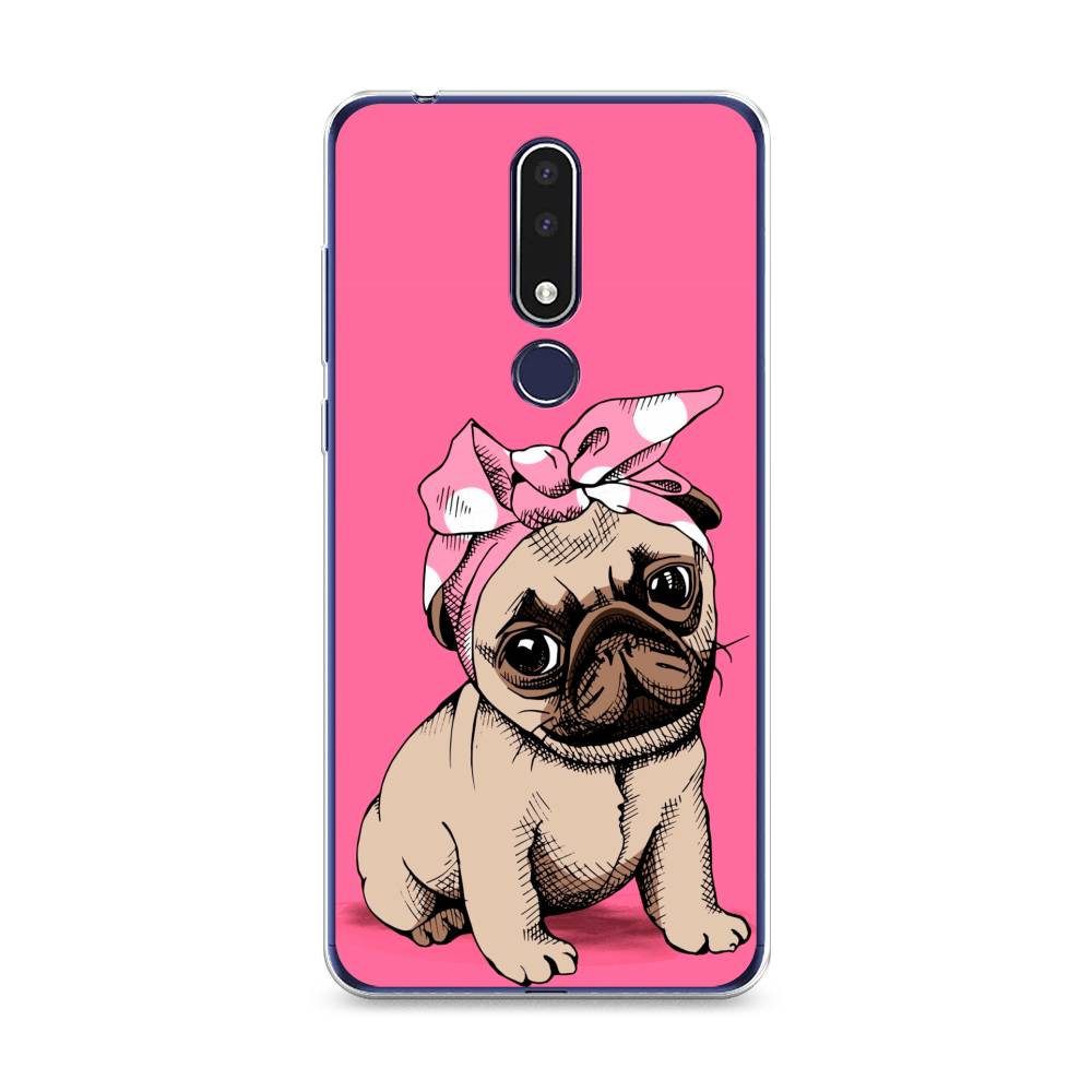 

Чехол Awog на Nokia 3.1 Plus / Нокиа 3.1 Plus "Dog Pin-Up", Розовый;бежевый, 122850-2