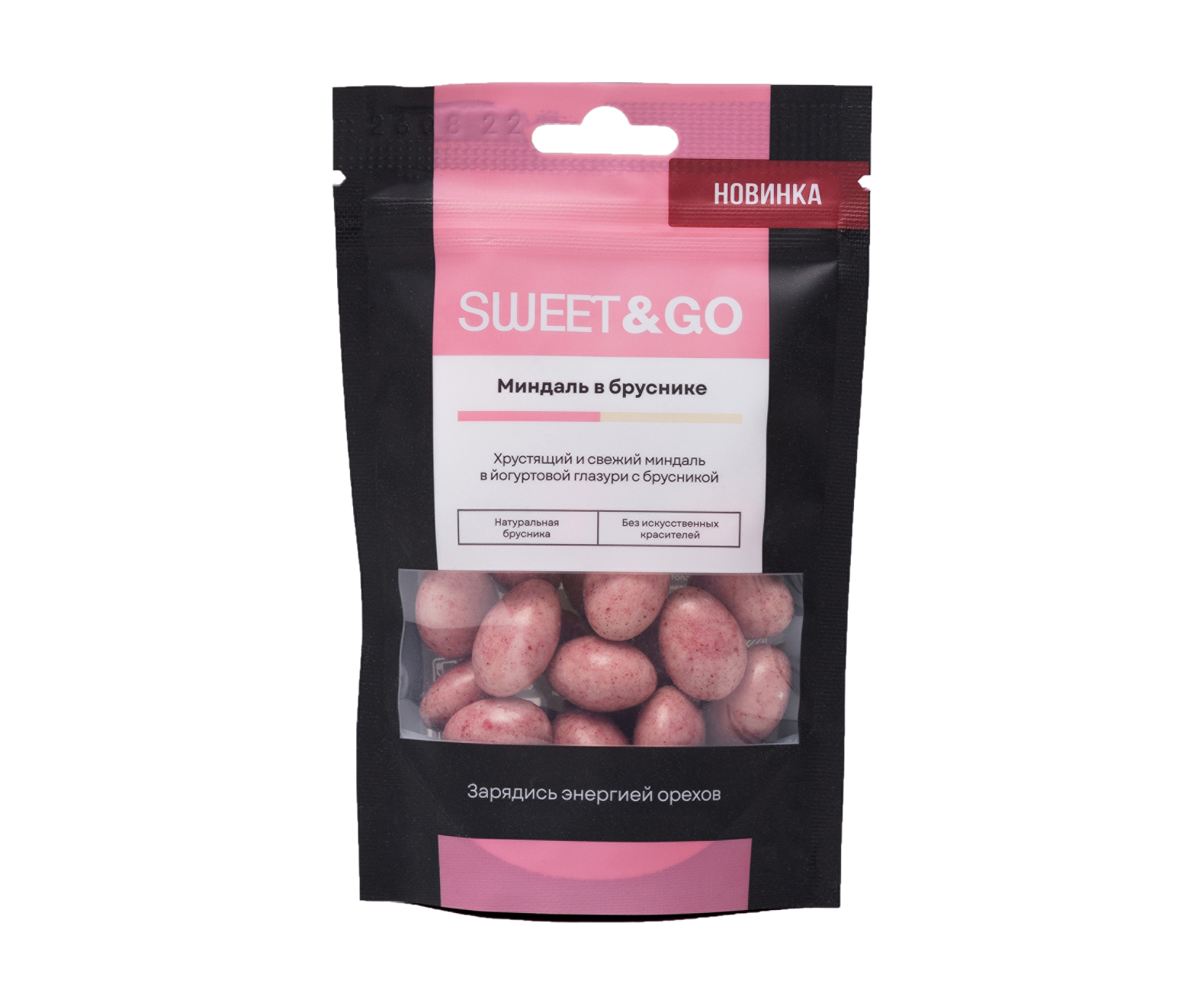 

Драже Sweet&Go «Миндаль в брусничной йогуртовой глазури» , 80 г, Миндаль в брусничной йогуртовой глазури