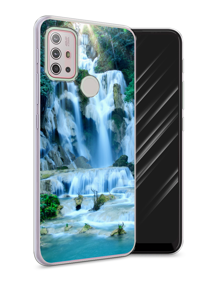 

Чехол Awog на Lenovo K13 Note/Motorola Moto G10/G20/G30 "Водопад 8", Разноцветный, 242150-4