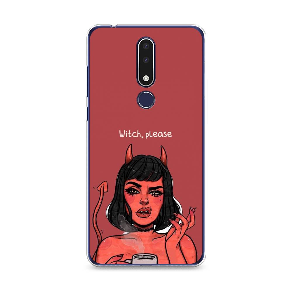 

Чехол Awog на Nokia 3.1 Plus / Нокиа 3.1 Plus "Evil Girl", Красный;черный, 122850-6