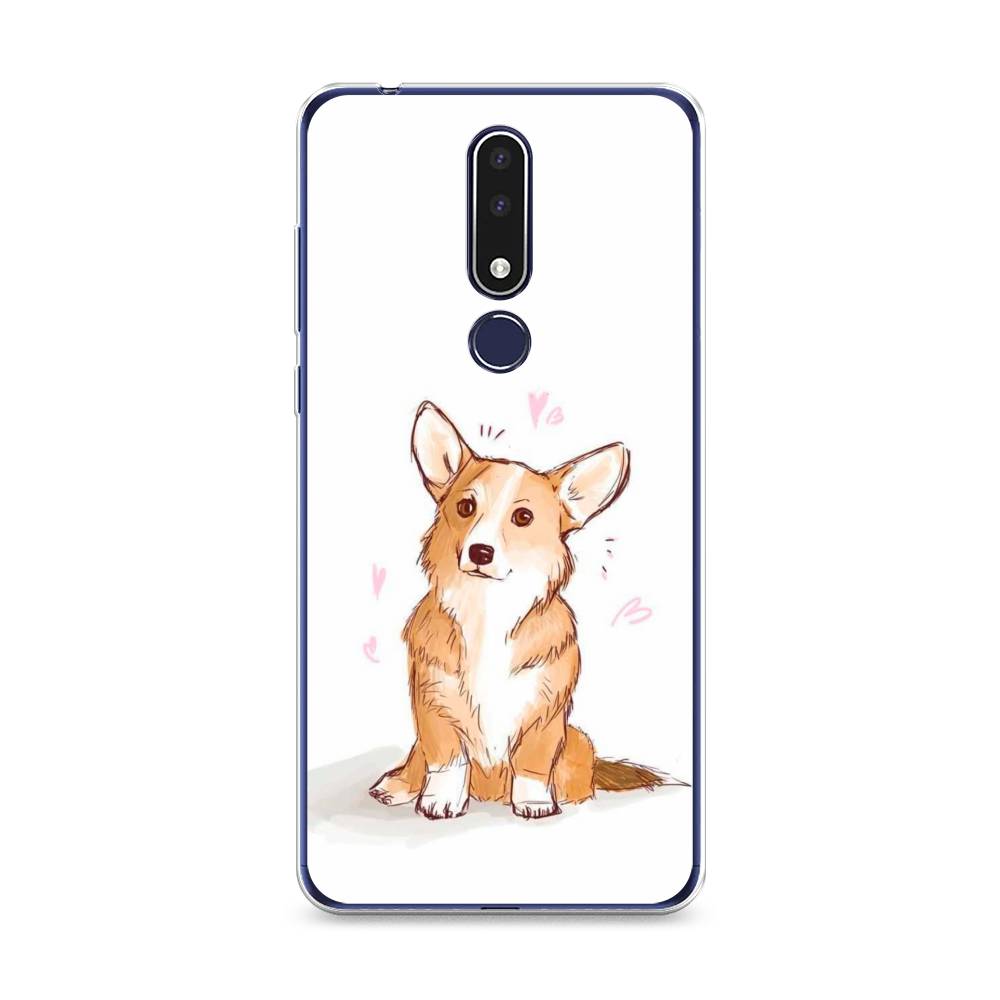

Чехол Awog на Nokia 3.1 Plus / Нокиа 3.1 Plus "Корги любовь", Бежевый;белый, 122850-1