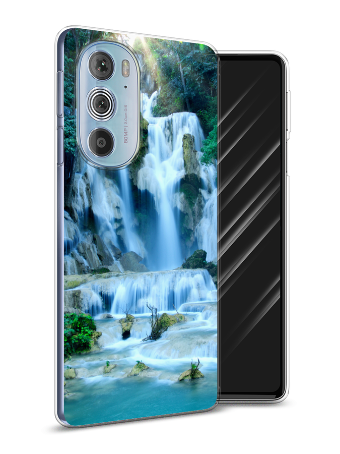 

Чехол Awog на Motorola Edge 30 Pro "Водопад 8", Разноцветный, 243350-4