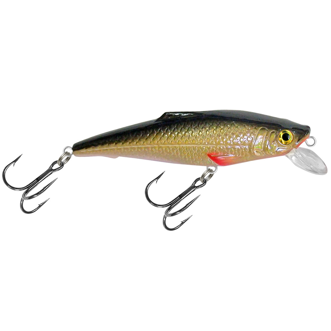 

Воблер AQUA KLOSS 70mm, цвет 018 (карась), 2 штуки, Золотистый;серебристый;черный, Kloss