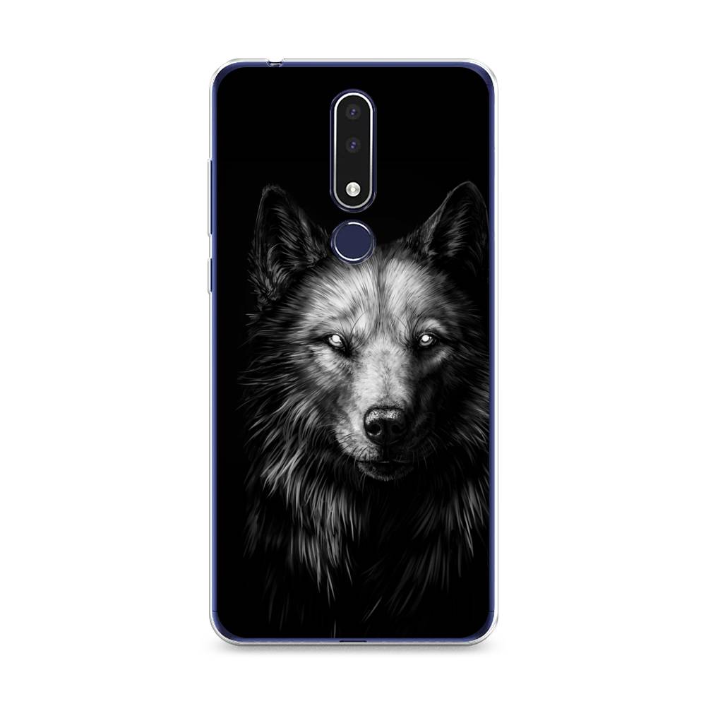 

Чехол Awog на Nokia 3.1 Plus / Нокиа 3.1 Plus "Волк черно белый", Серый;бежевый;белый, 122850-1