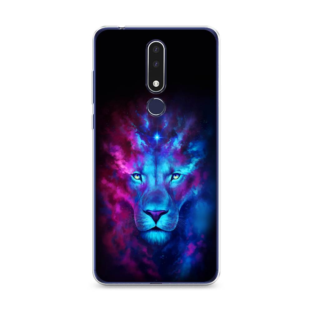 

Чехол Awog на Nokia 3.1 Plus / Нокиа 3.1 Plus "Космический лев", Голубой, 122850-1