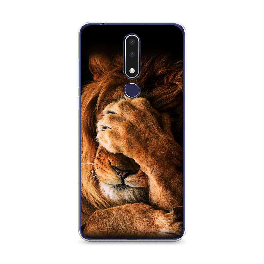 

Чехол Awog на Nokia 3.1 Plus / Нокиа 3.1 Plus "Львиный стыд", Коричневый;черный, 122850-1