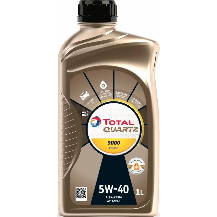 

Моторное масло Total синтетическое QUARTZ 9000 ENERGY 5W40 1л