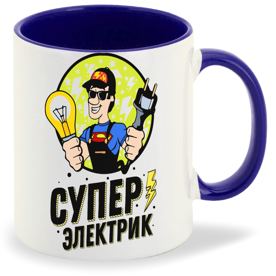 

Кружка CoolPodarok Профессия. Крутой электрик, Профессия. Крутой электрик