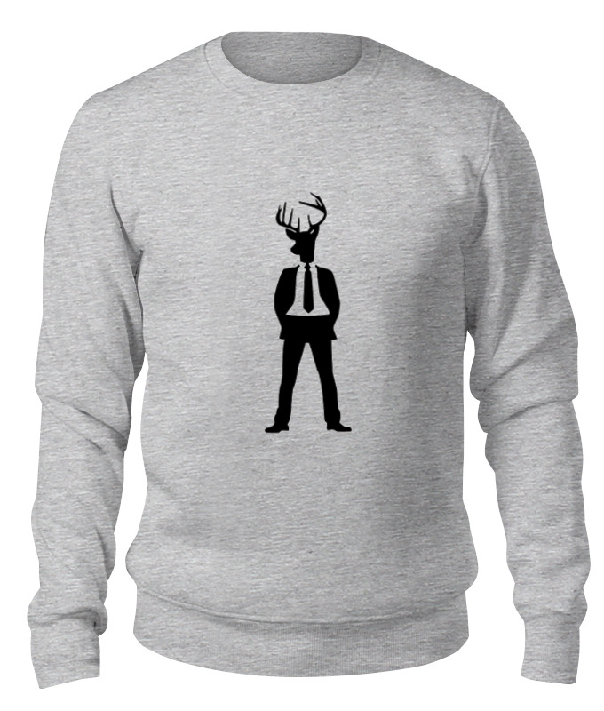 

Свитшот унисекс Printio Merry deadmas серый 2XL, Merry deadmas