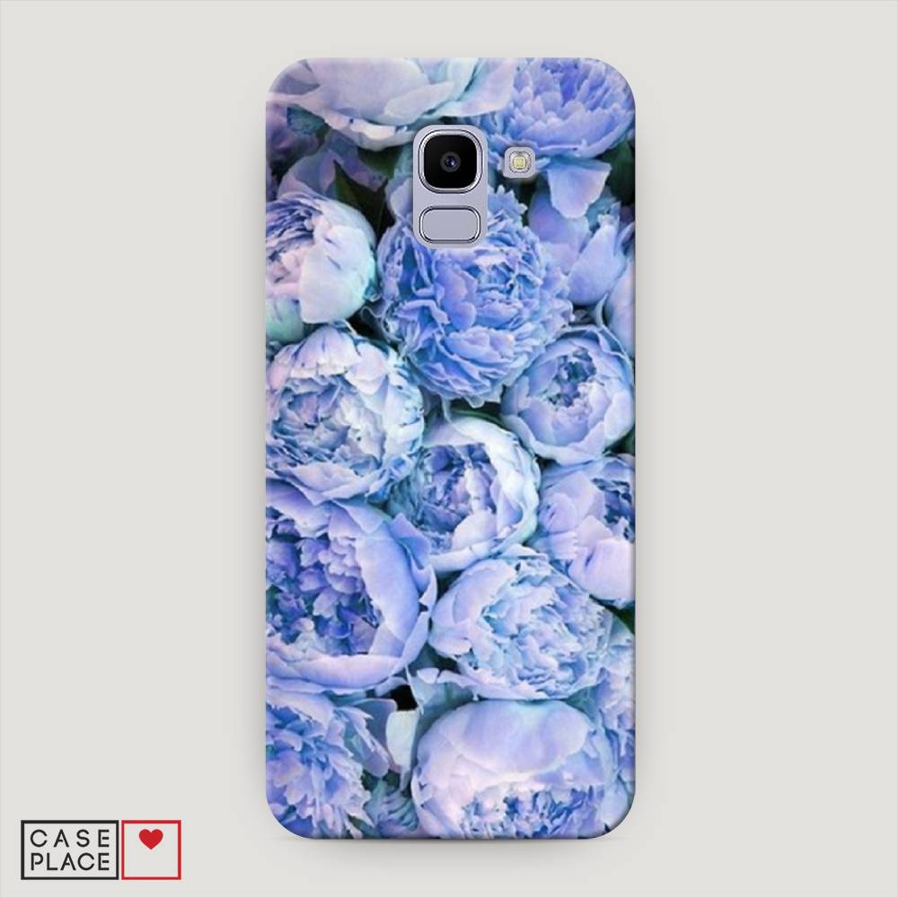 

Чехол Awog "Пионы голубые" для Samsung Galaxy J6 2018, 26120-6