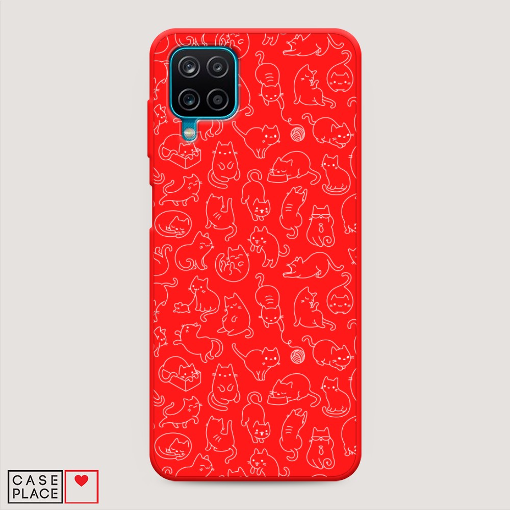 

Чехол Awog на Samsung Galaxy A12 / Самсунг A12 "Шкодливые котики", Разноцветный, 2101653-1