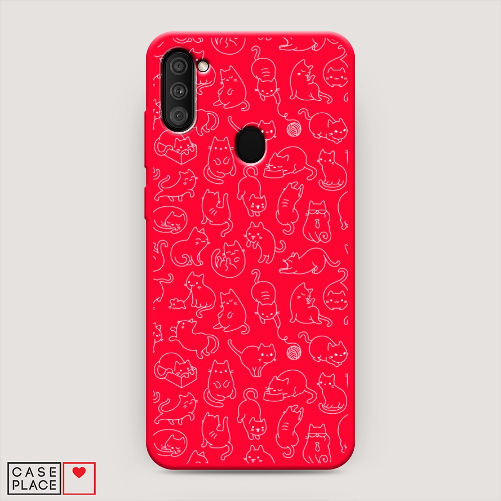 

Чехол Awog на Samsung Galaxy A11 / Самсунг A11 "Шкодливые котики", Разноцветный, 2100153-1