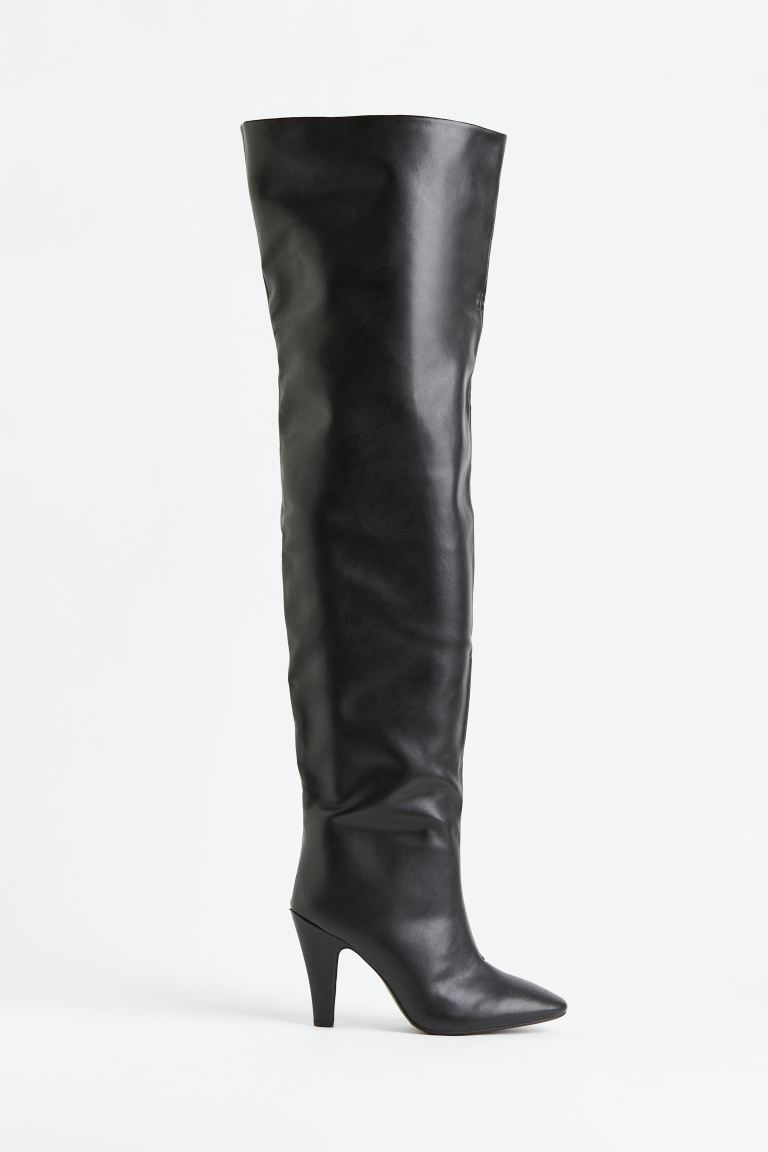 

Ботфорты женские H&M 1115851 черные 36 EU (доставка из-за рубежа), 1115851