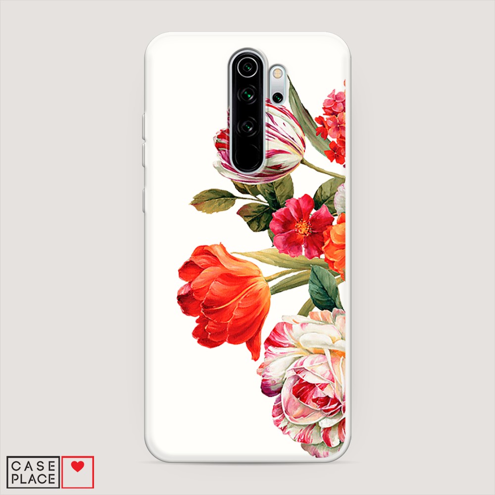 

Матовый силиконовый чехол "Весенний букет" на Xiaomi Redmi Note 8 Pro