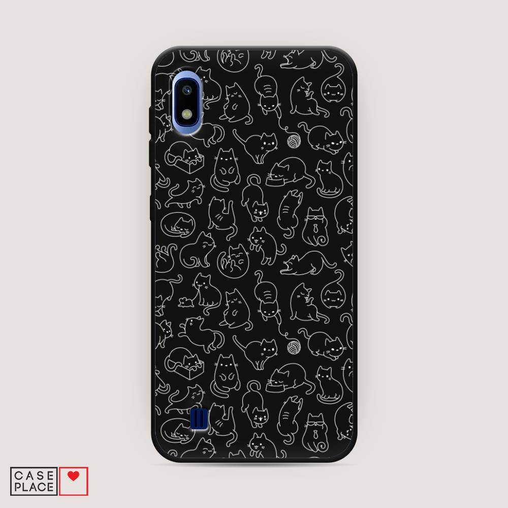 

Чехол Awog на Samsung Galaxy A10 "Шкодливые котики", Разноцветный, 27952-1