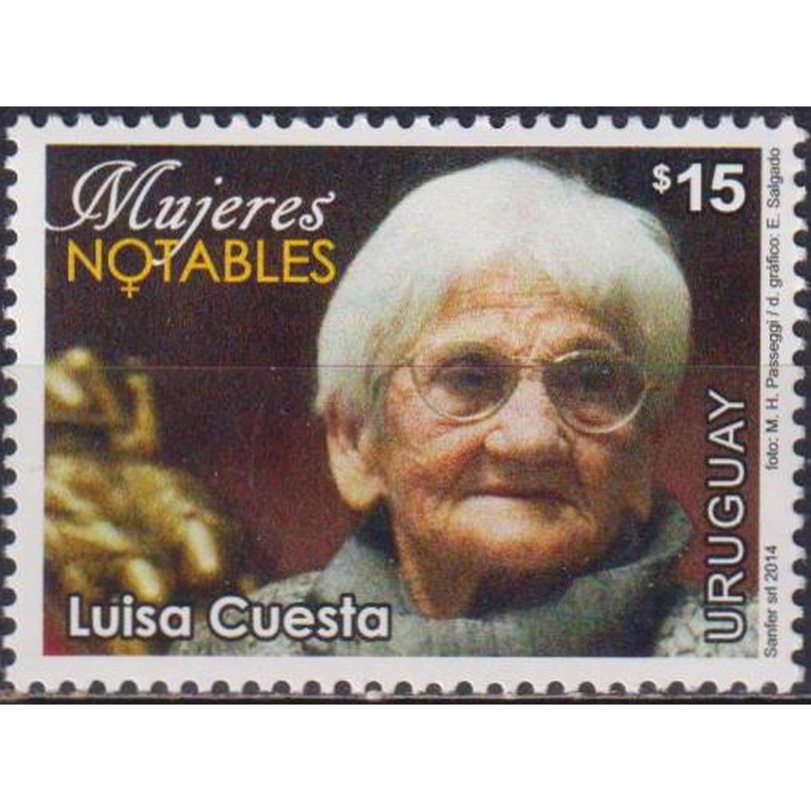 

Почтовые марки Уругвай Знаменитые женщины - Луиза Куэста Знаменитые женщины, Юристы