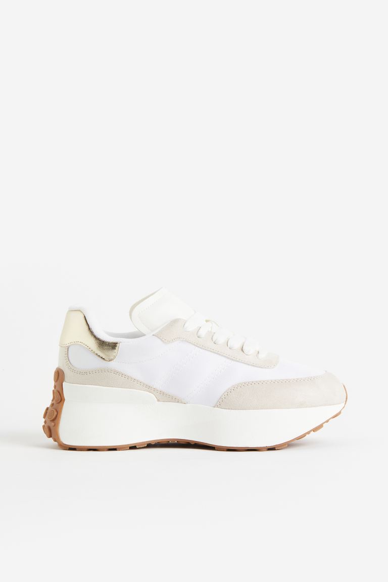 

Кроссовки женские H&M 1115156 белые 37 RU (доставка из-за рубежа), 1115156