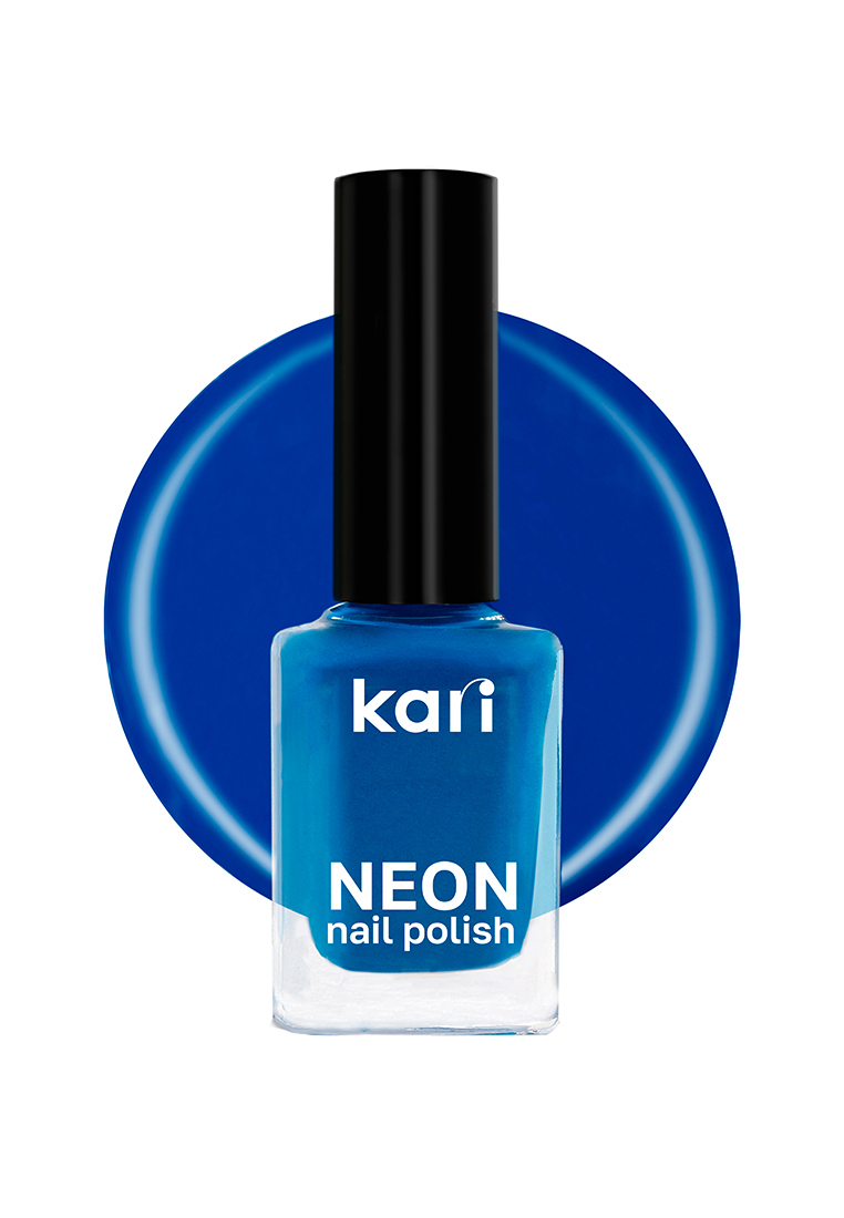 Лак для дизайна ногтей Kari NEON тон 326 Neo Blue art-neon3