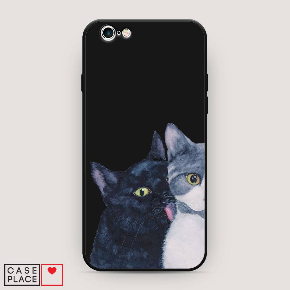 

Чехол Awog на Apple iPhone 6 / Айфон 6 "Кошачья любовь", Разноцветный, 10452-1