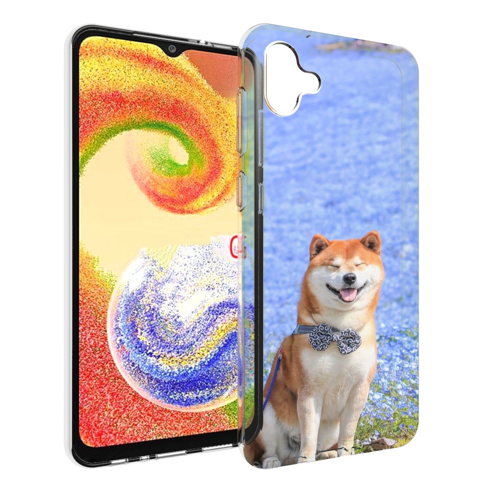 

Чехол MyPads сиба шиба ину 2 для Samsung Galaxy A04, Прозрачный, Tocco