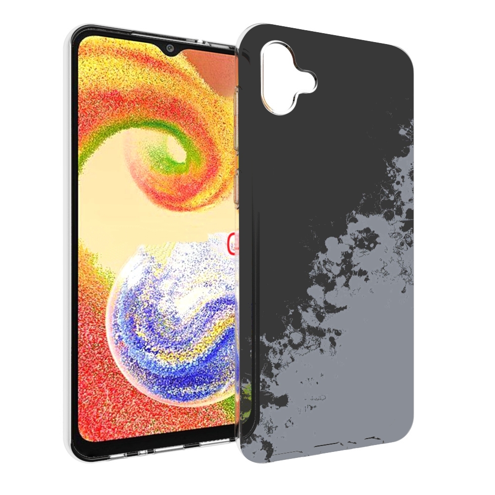

Чехол MyPads серый-эстетичный для Samsung Galaxy A04, Прозрачный, Tocco