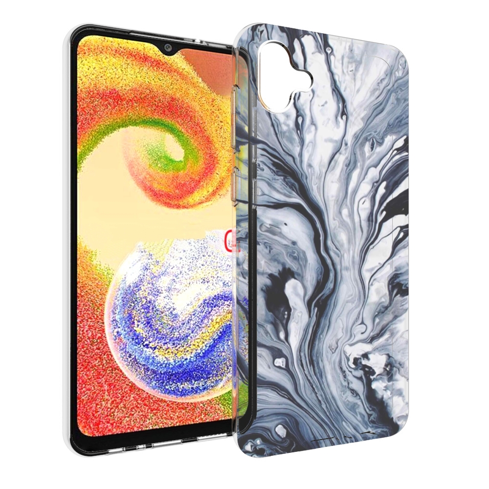 

Чехол MyPads серая краска для Samsung Galaxy A04, Прозрачный, Tocco