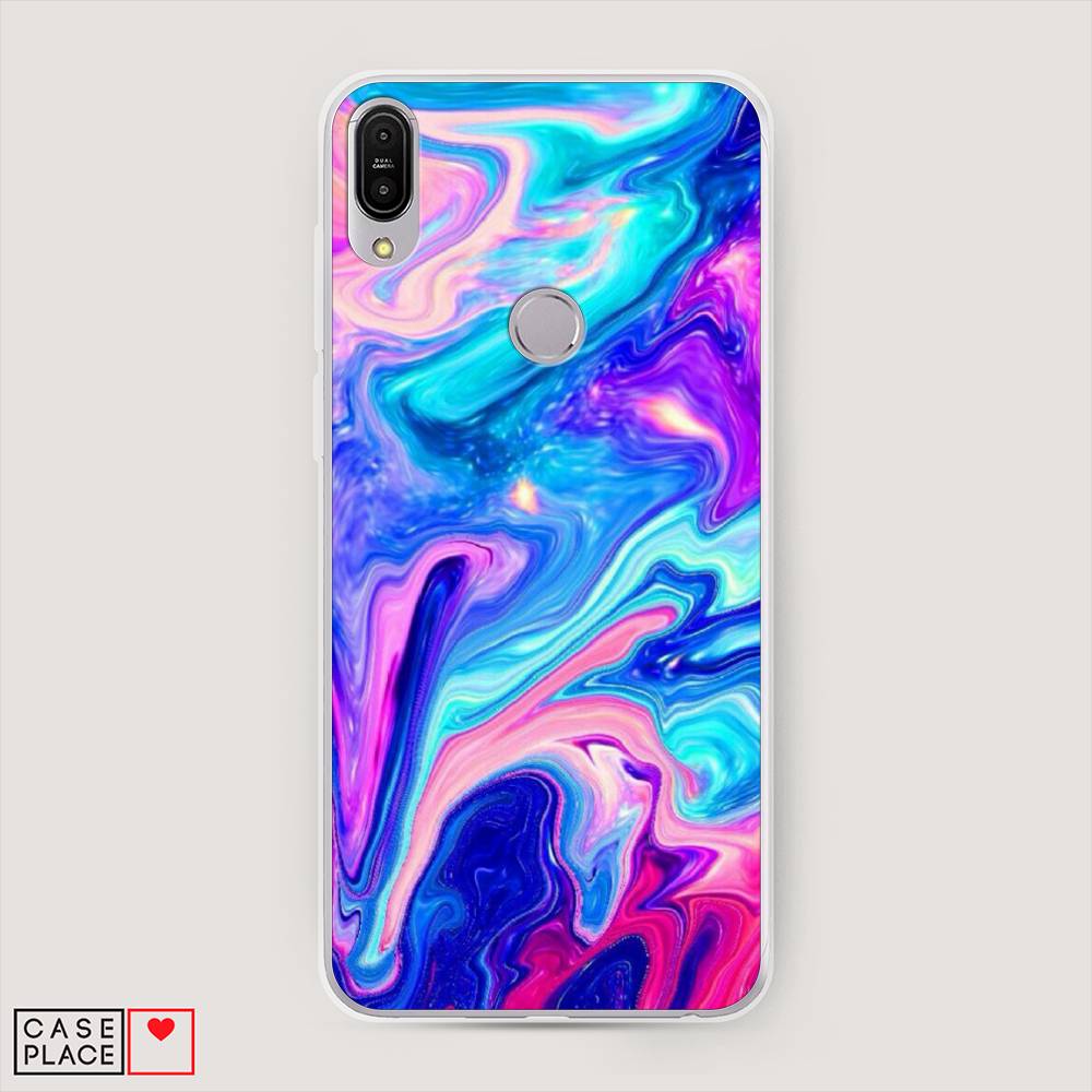 фото Чехол awog "потеки краски" для asus zenfone max pro zb602kl