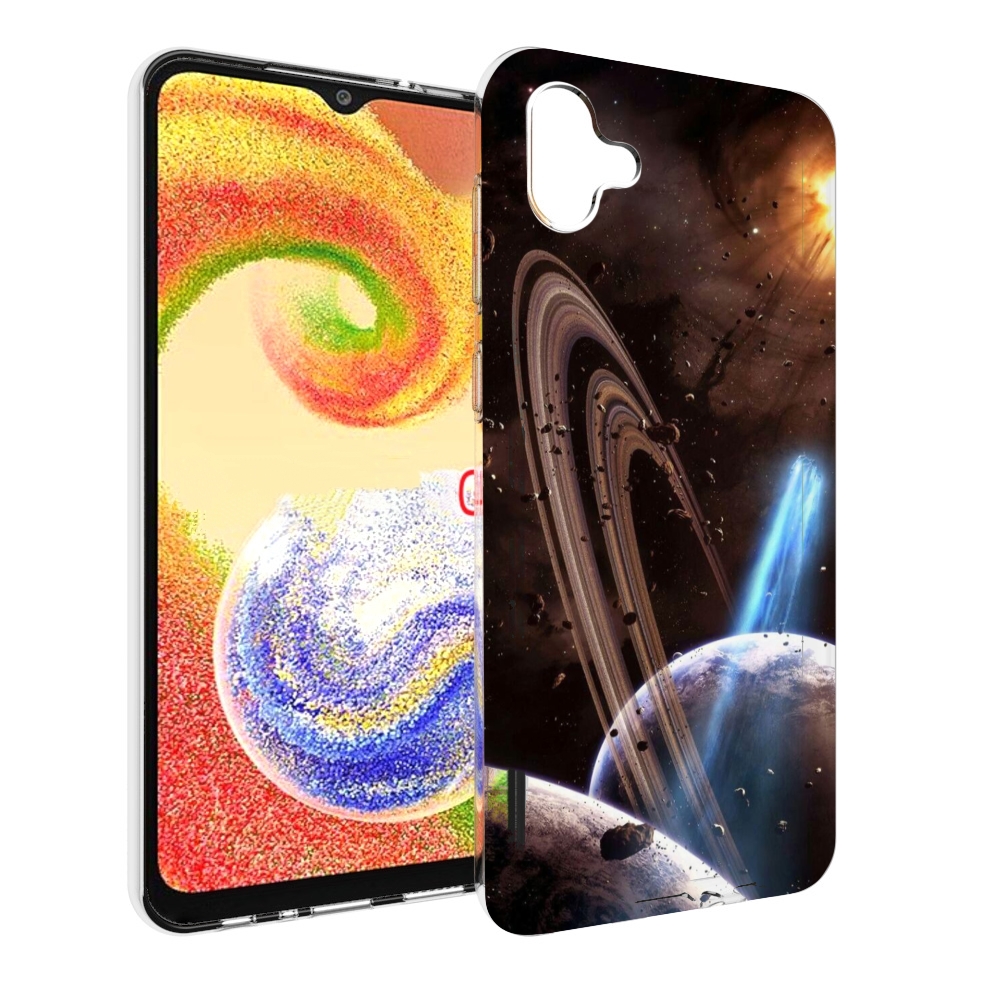 

Чехол MyPads сатурн в космосе для Samsung Galaxy A04, Прозрачный, Tocco