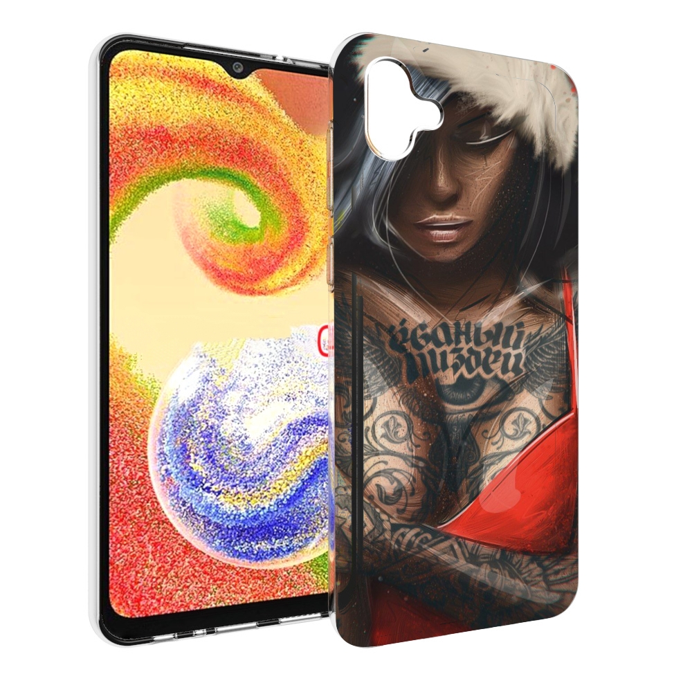

Чехол MyPads санта-клаус-девушка для Samsung Galaxy A04, Прозрачный, Tocco