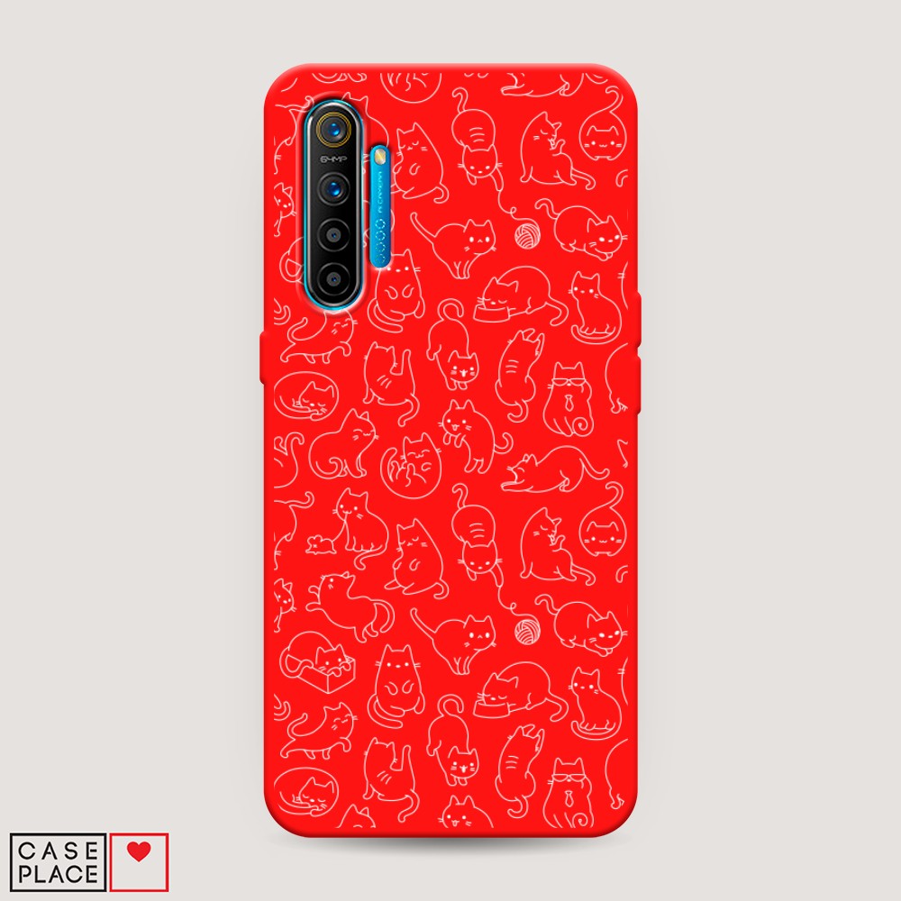 

Чехол Awog на Realme XT "Шкодливые котики", Разноцветный, 251453-1