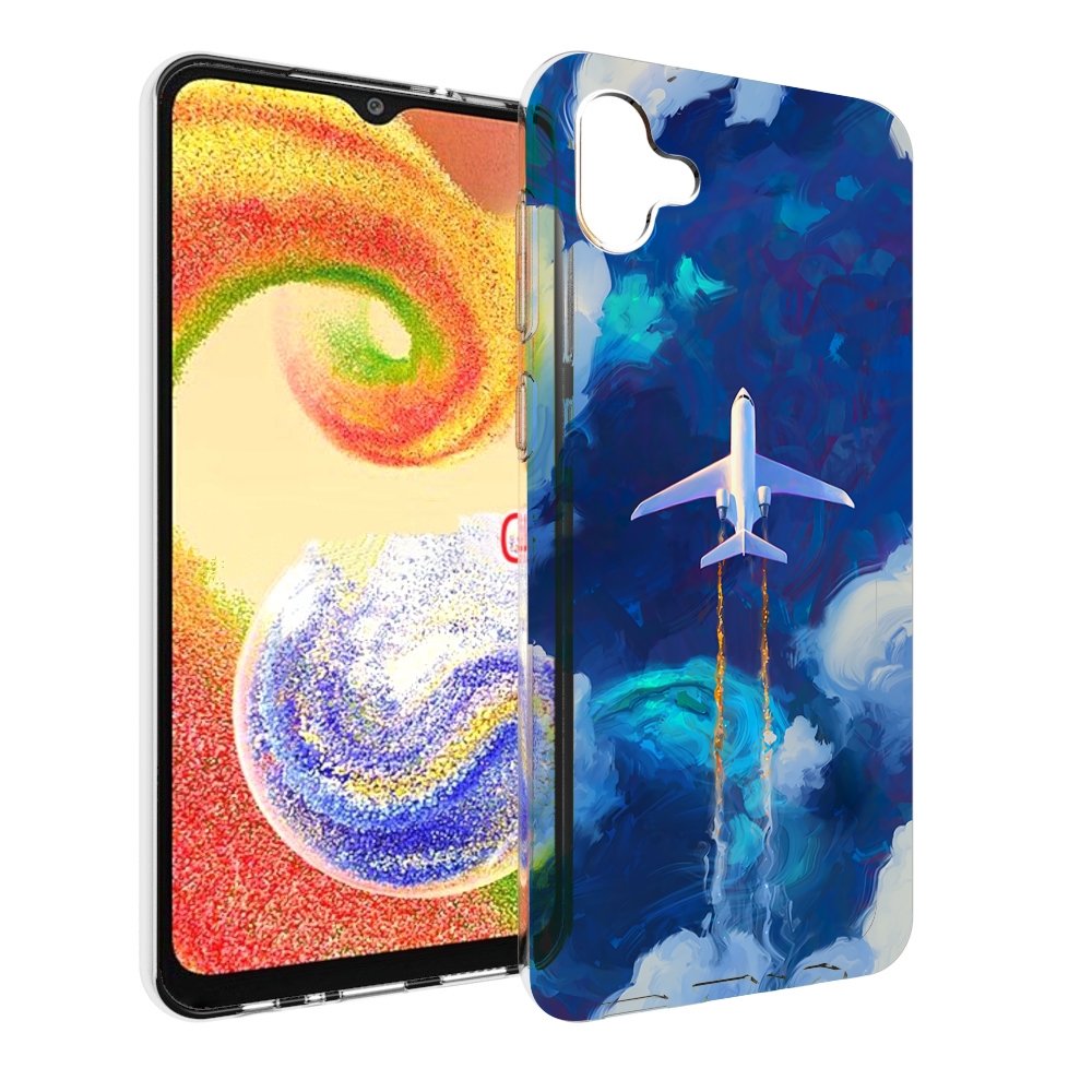 

Чехол MyPads самолет-в-небе-рисунок для Samsung Galaxy A04, Прозрачный, Tocco