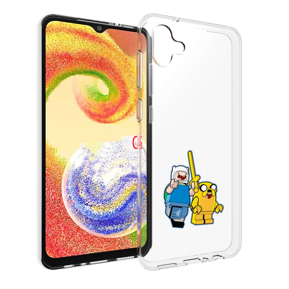 

Чехол MyPads время приключений лего для Samsung Galaxy A04, Прозрачный, Tocco