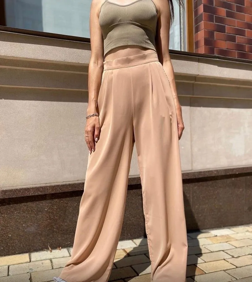 Брюки женские Blancmange 984 бежевые 44 RU