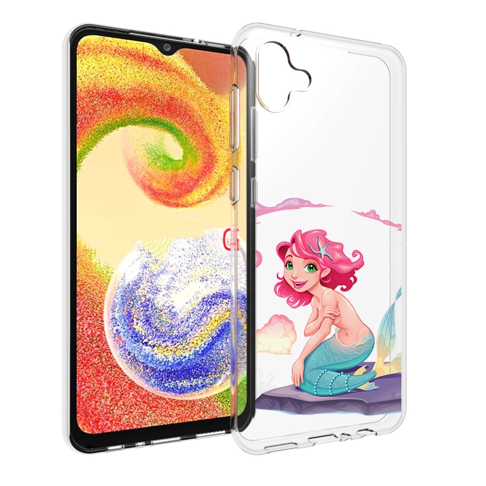 

Чехол MyPads русалочка для Samsung Galaxy A04, Прозрачный, Tocco