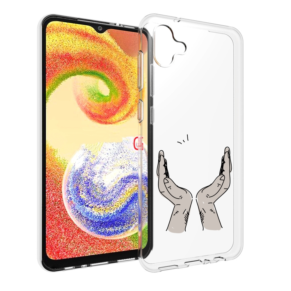 

Чехол MyPads руки-тянутся-к-небу для Samsung Galaxy A04, Прозрачный, Tocco