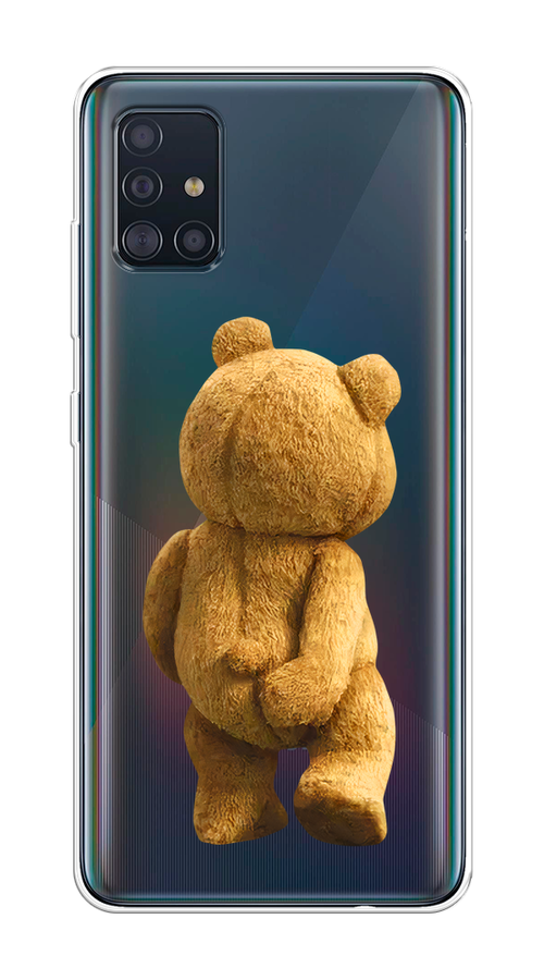 

Чехол на Samsung Galaxy A51 "Медвежья спина", Коричневый;прозрачный, 28950-1