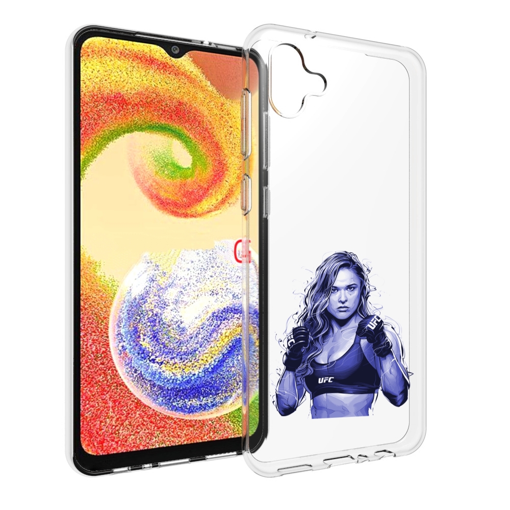 

Чехол MyPads ронда-роузи-юфс для Samsung Galaxy A04, Прозрачный, Tocco