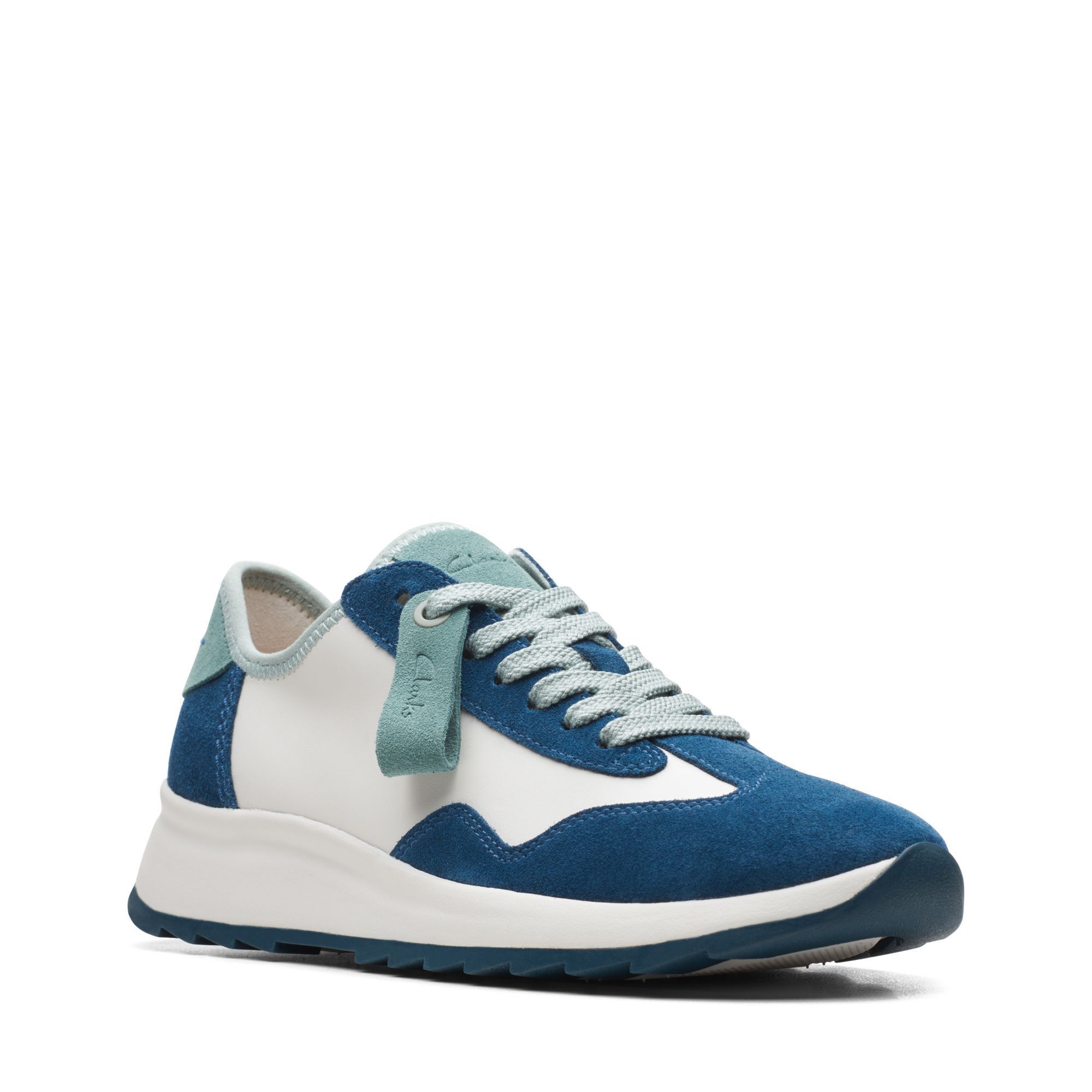 

Кроссовки женский Clarks 26167781 синие 39.5 EU, Синий, 26167781
