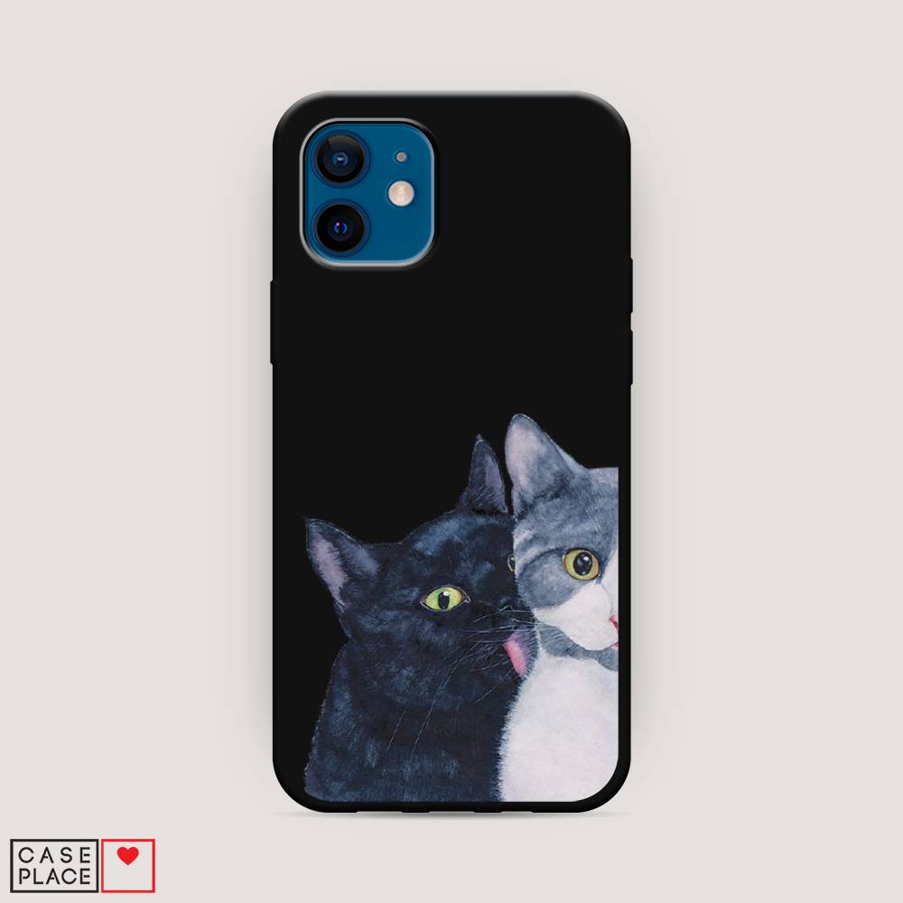 

Чехол Awog на Apple iPhone 12 / Айфон 12 "Кошачья любовь", Разноцветный, 12552-1