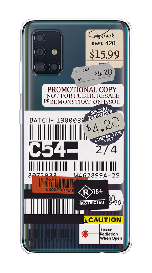 

Чехол на Samsung Galaxy A51 "Flight to Paris", Серый;бежевый, 28950-1