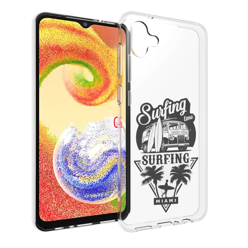 

Чехол MyPads путешествие-на-фургочике для Samsung Galaxy A04, Прозрачный, Tocco