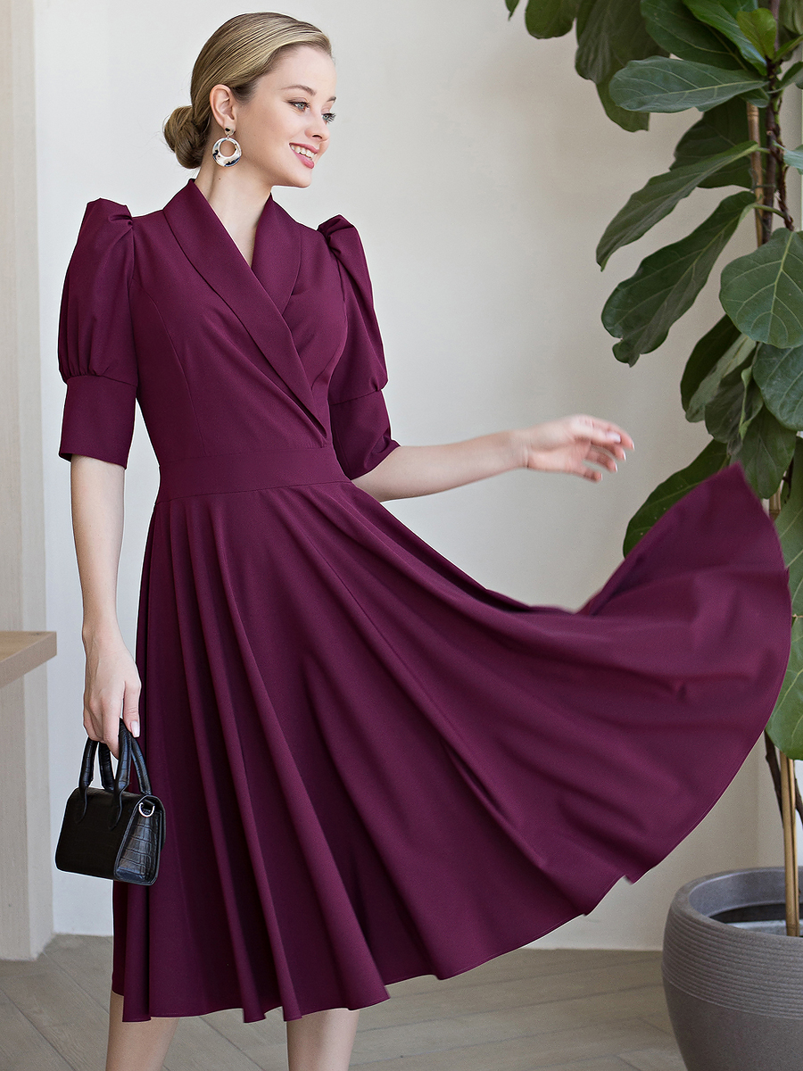 Платье женское MARICHUELL MPl00150V(trevis) фиолетовое 44 RU