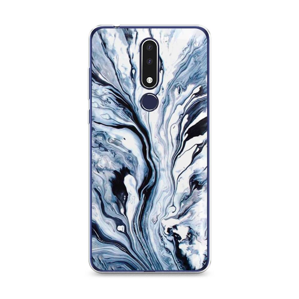 

Чехол Awog на Nokia 3.1 Plus / Нокиа 3.1 Plus "Голубой минерал мрамор", 122850-3